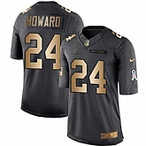 Nike Bears 24 Jordan Howard Anthracite Gold Salute To Service Limited Jersey Dzhi,baseball caps,new era cap wholesale,wholesale hats